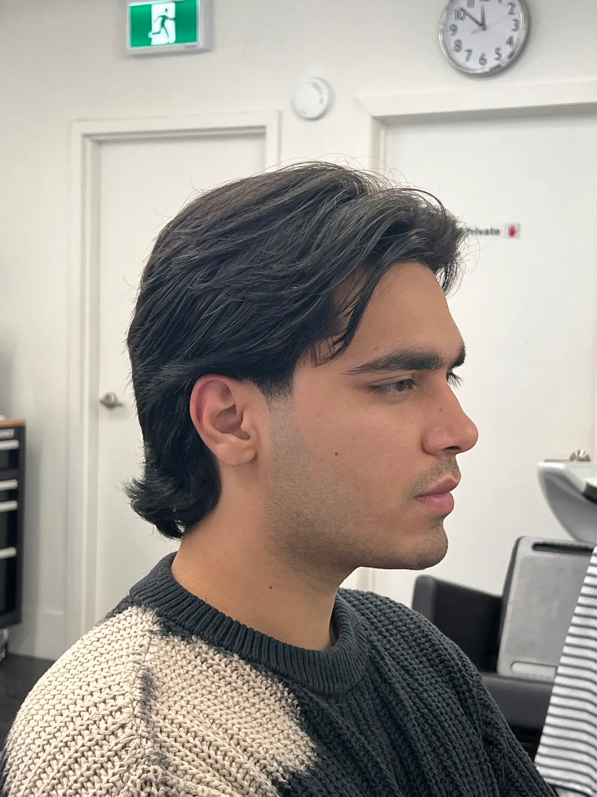 Scissor cut hairstyle by Richard Lam, Toronto barber