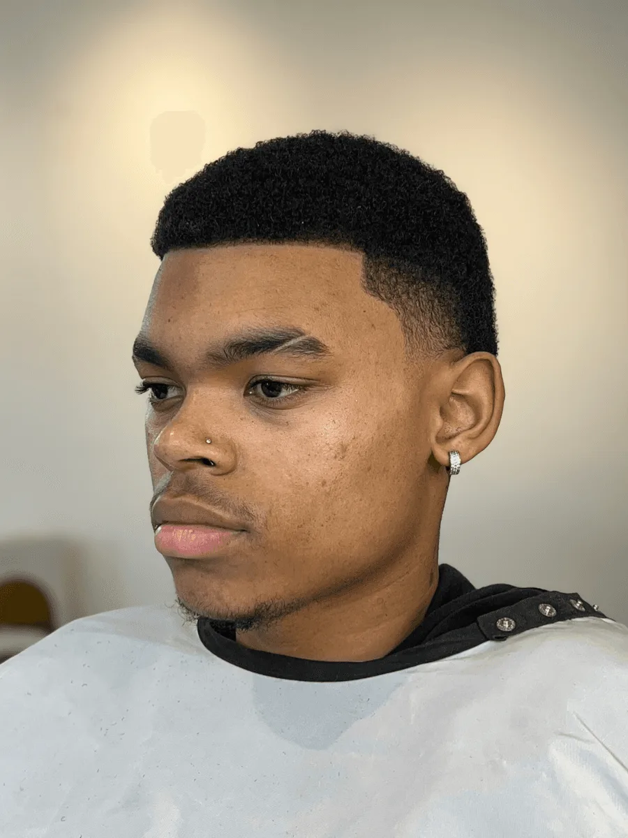 Mid taper haircut by Richard Lam, Toronto barber