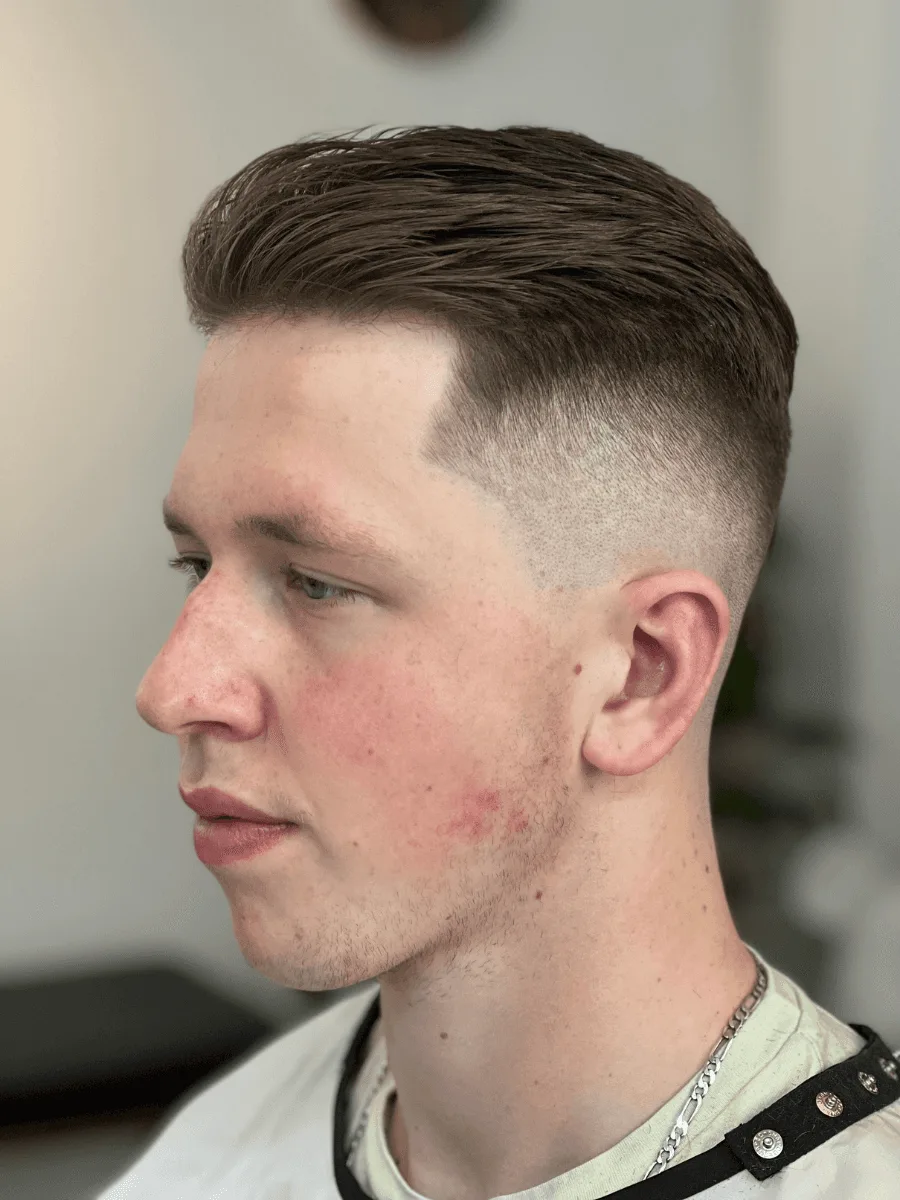 High fade haircut by Richard Lam, Toronto barber