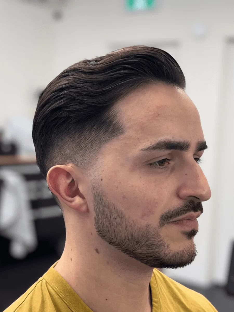 Low fade haircut by Richard Lam, Toronto barber