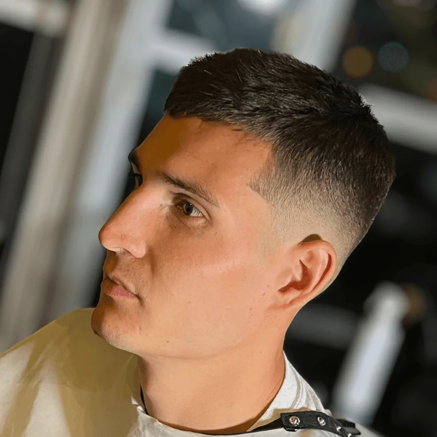 Mid fade haircut by Richard Lam, Toronto barber