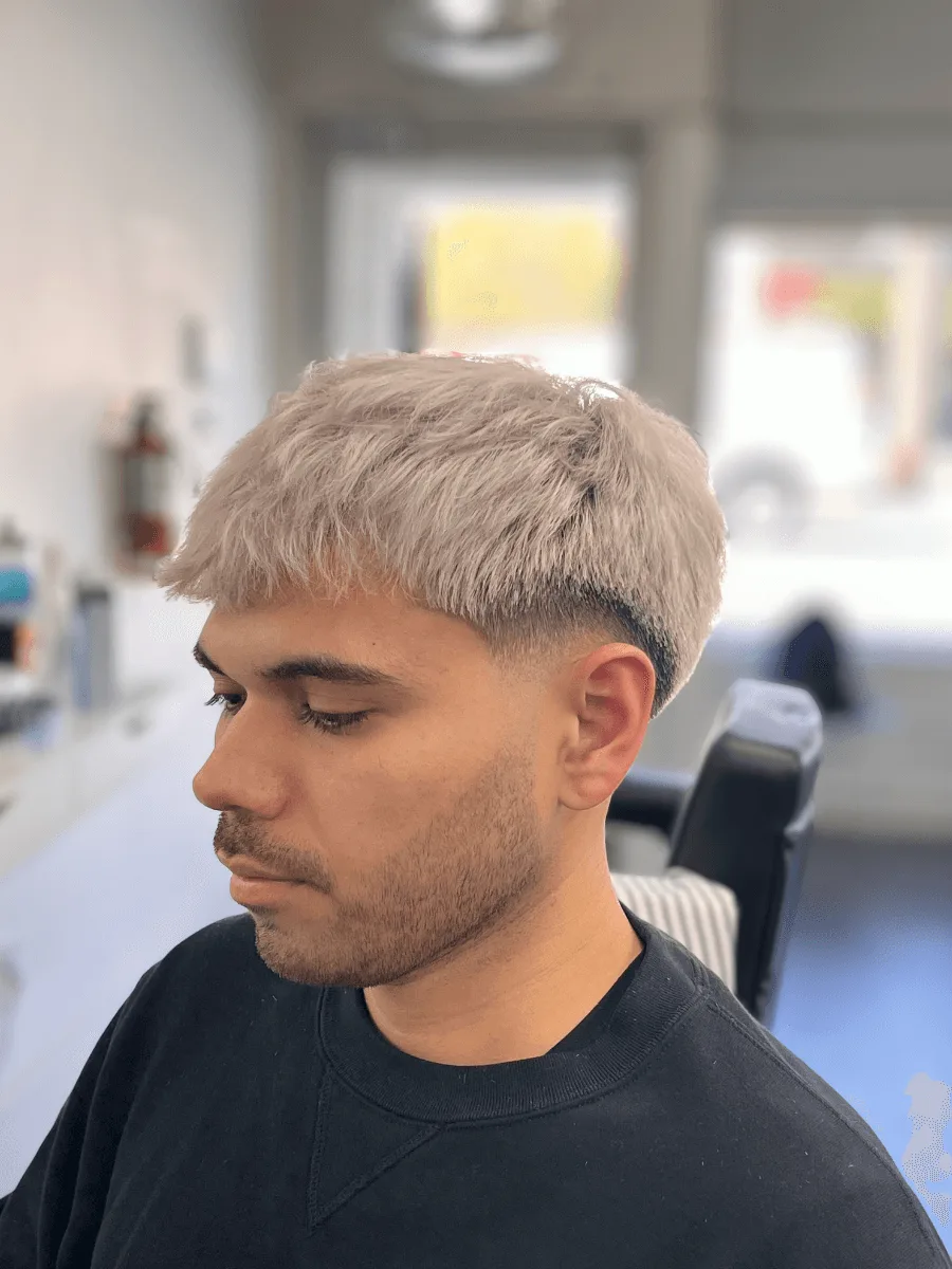 Low fade haircut by Richard Lam, Toronto barber