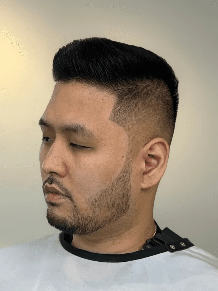 Low fade haircut by Richard Lam, Toronto barber