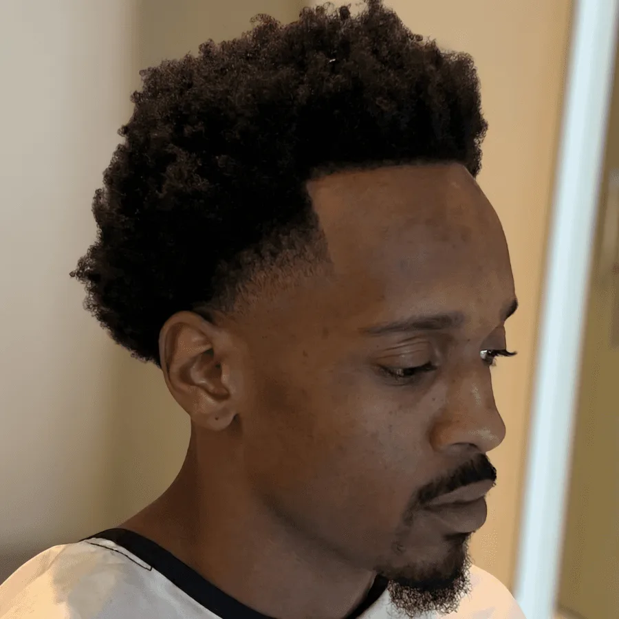 Mid taper haircut by Richard Lam, Toronto barber
