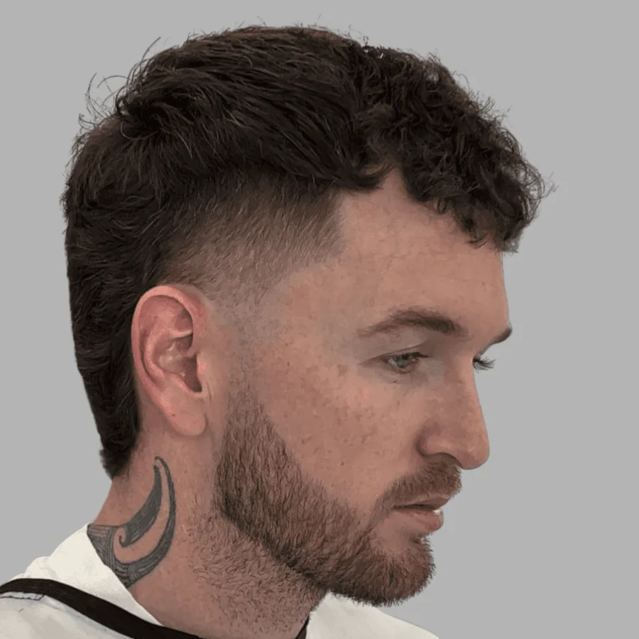 Low taper haircut by Richard Lam, Toronto barber
