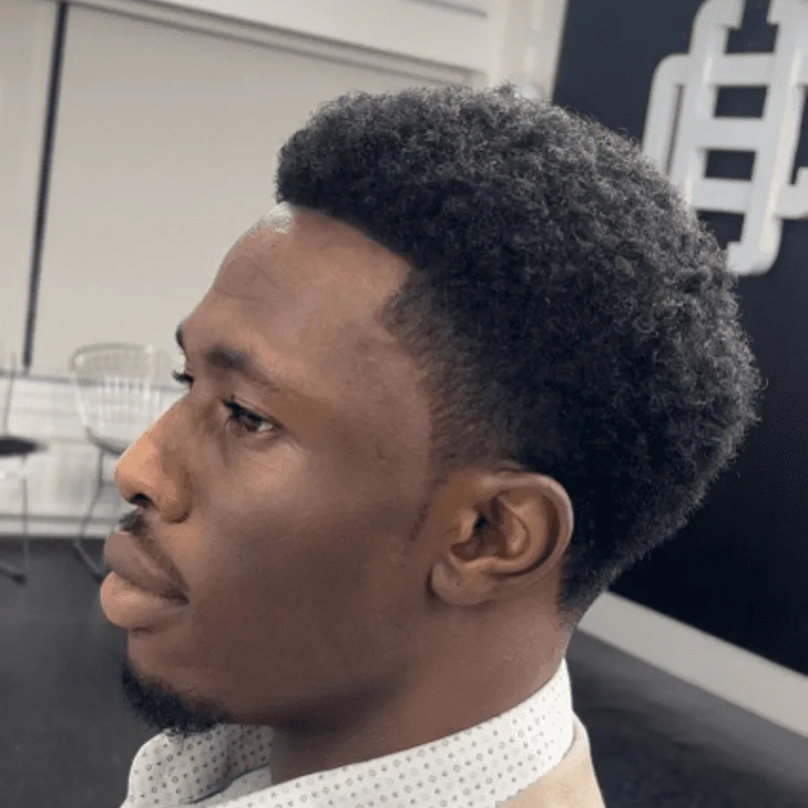 Mid taper haircut by Richard Lam, Toronto barber