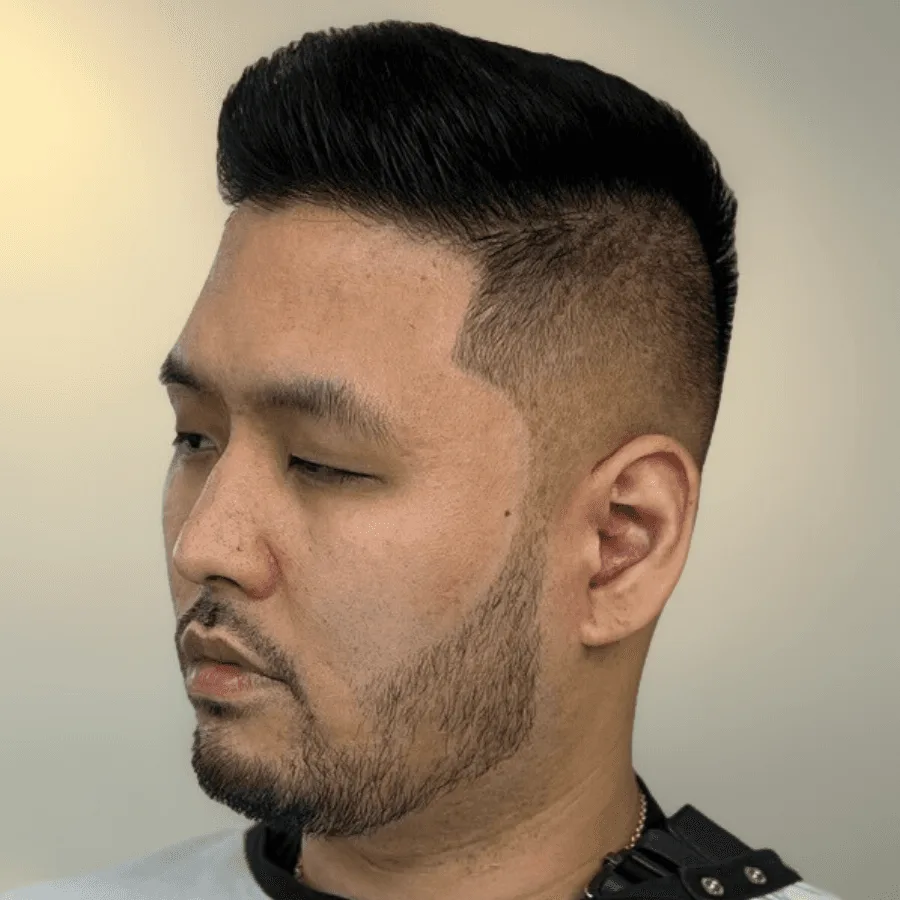 Low fade haircut by Richard Lam, Toronto barber