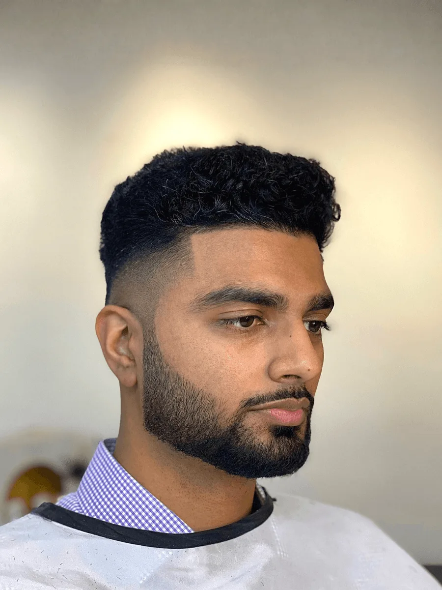 High fade haircut by Richard Lam, Toronto barber