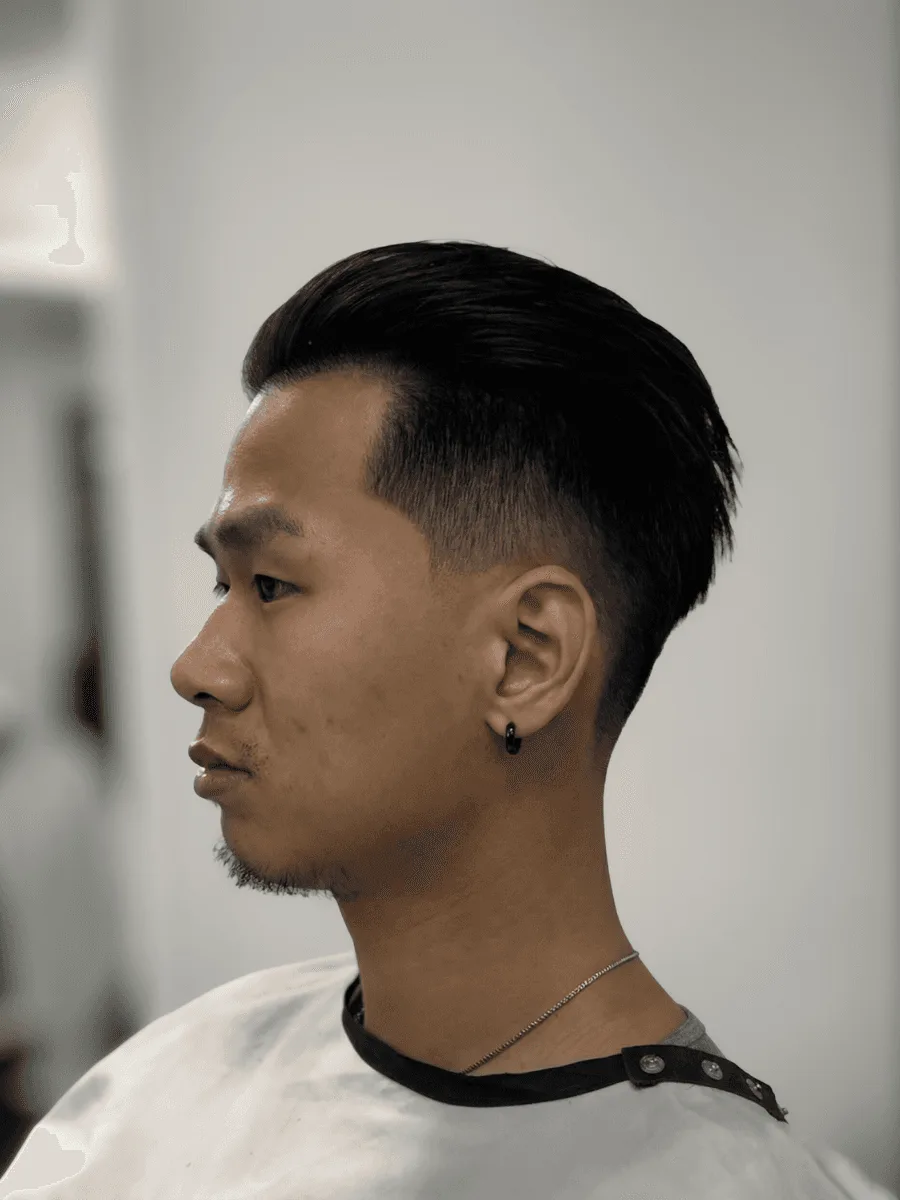 Low fade haircut by Richard Lam, Toronto barber