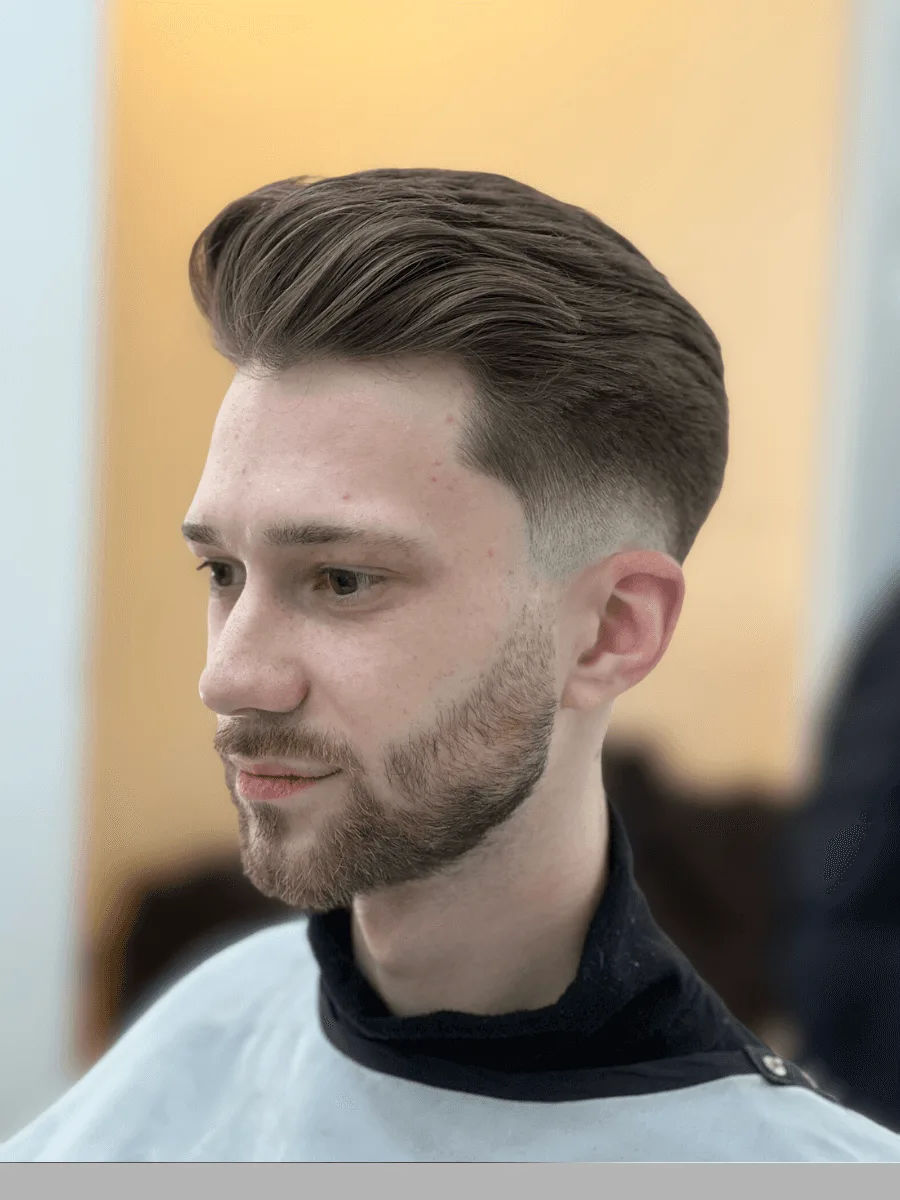 Low fade haircut by Richard Lam, Toronto barber