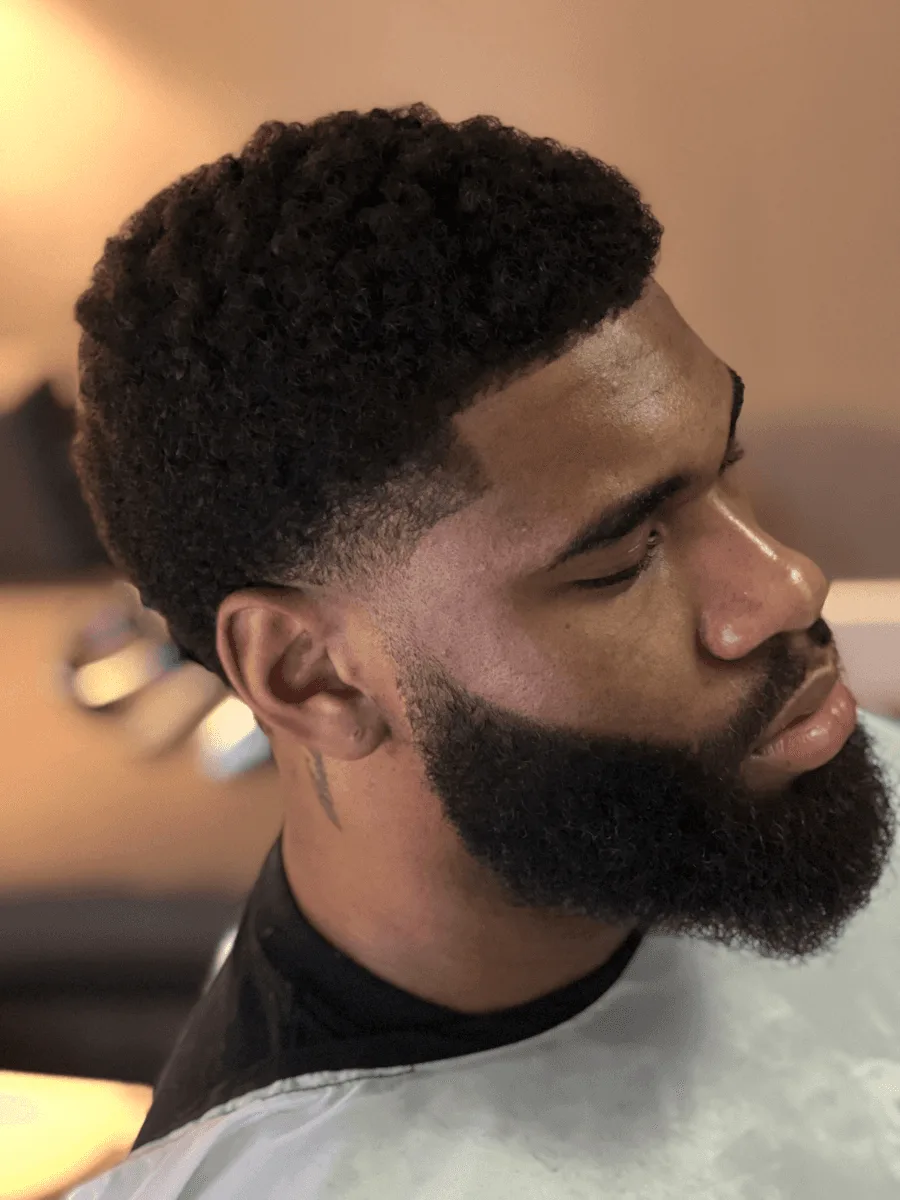 Sharp beard trim by Richard Lam, Toronto barber