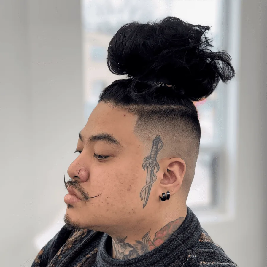 High fade haircut by Richard Lam, Toronto barber