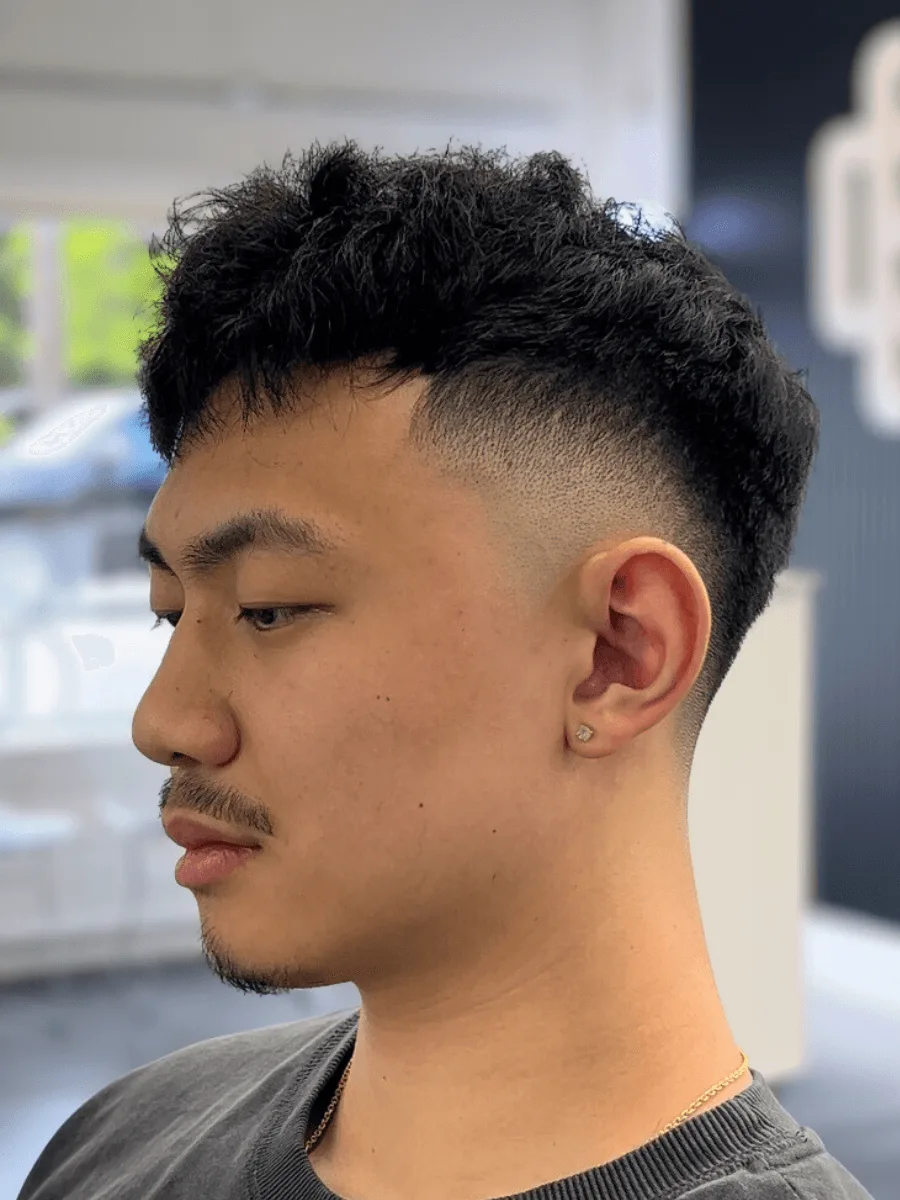 High fade haircut by Richard Lam, Toronto barber
