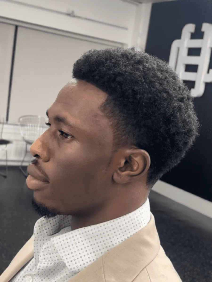 Mid taper haircut by Richard Lam, Toronto barber