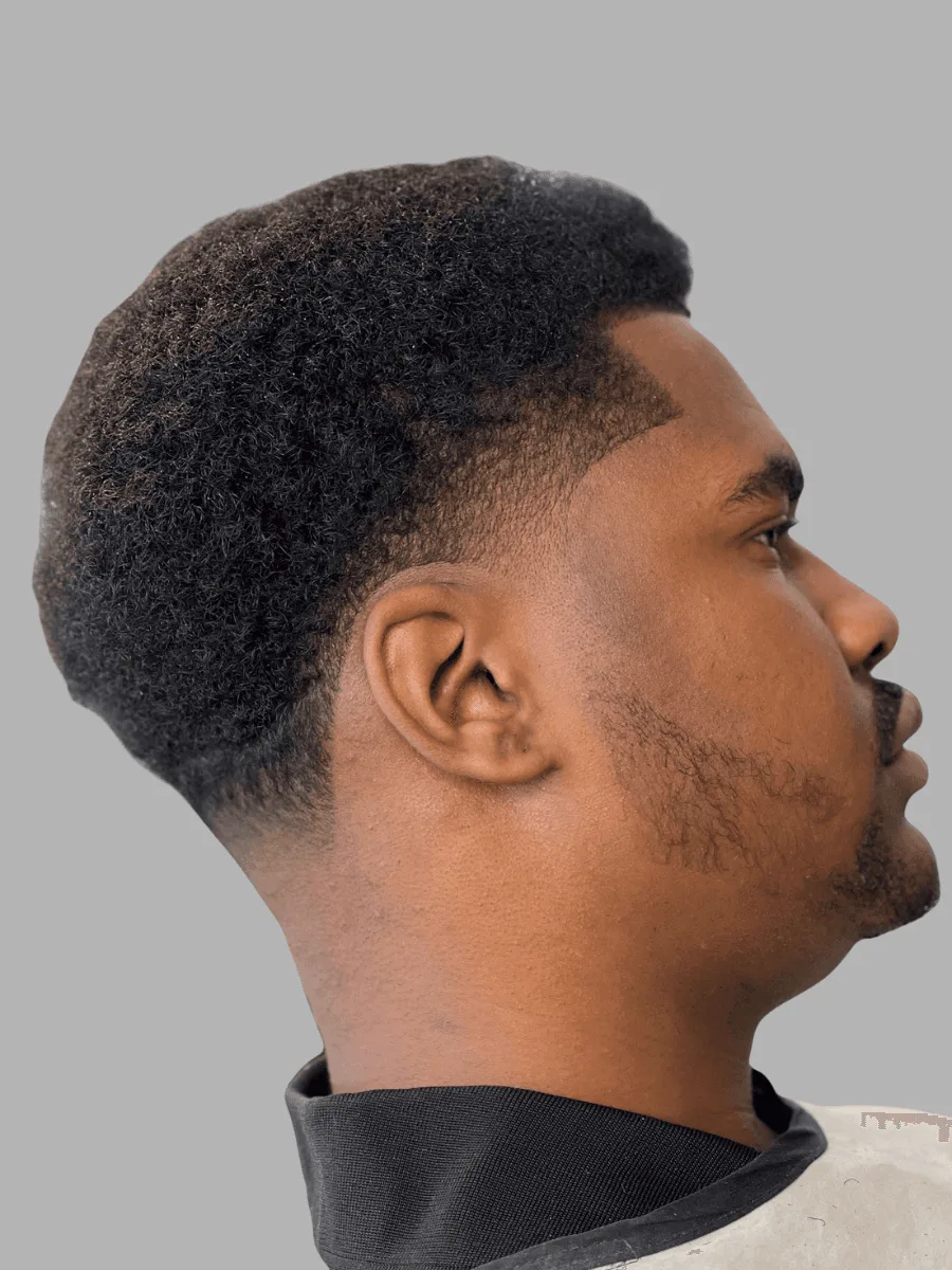 Mid taper haircut by Richard Lam, Toronto barber