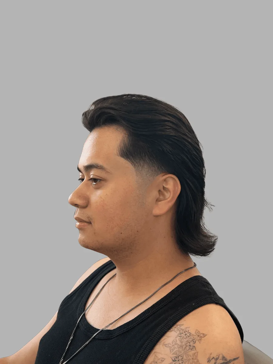 Mid taper haircut by Richard Lam, Toronto barber